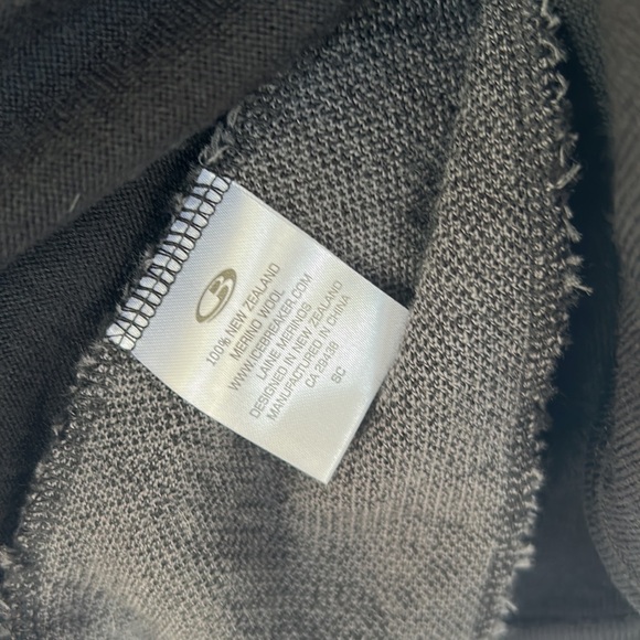 NOS Icebreaker Mens L Sport 320 Merino Wool Long Sleeve Half Zip Mid Layer Top - Picture 6 of 13